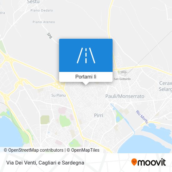 Mappa Via Dei Venti