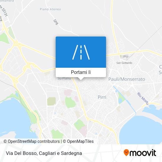 Mappa Via Del Bosso