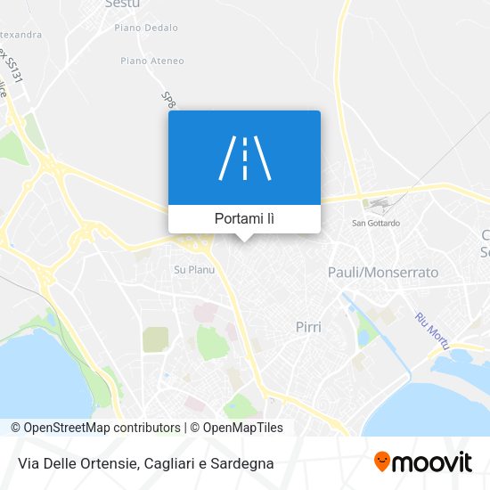 Mappa Via Delle Ortensie