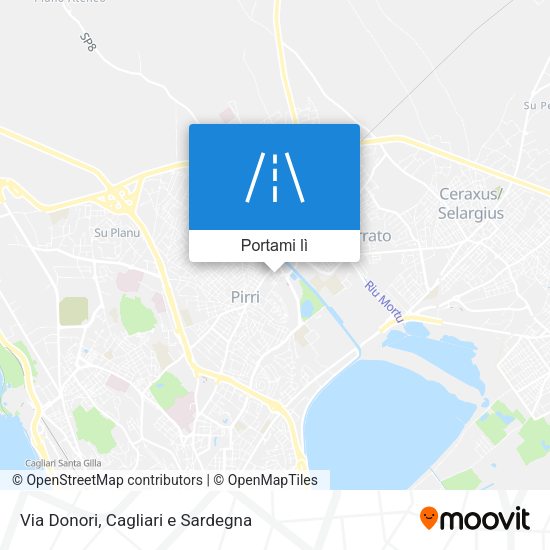 Mappa Via Donori