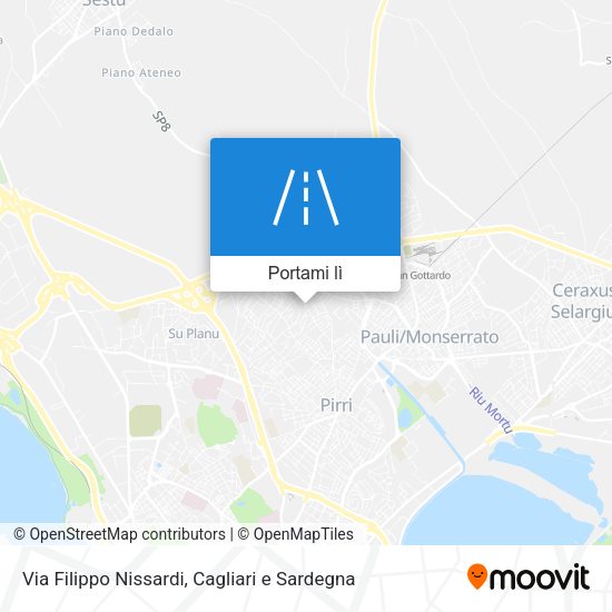 Mappa Via Filippo Nissardi