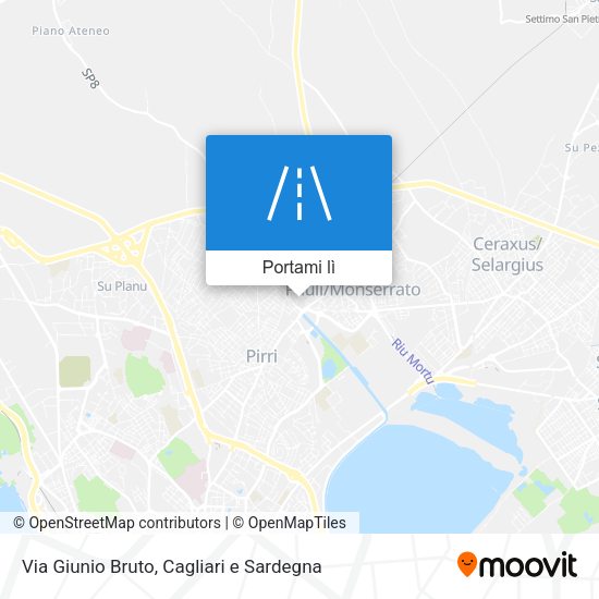Mappa Via Giunio Bruto