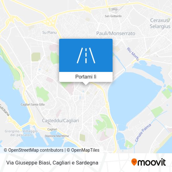 Mappa Via Giuseppe Biasi