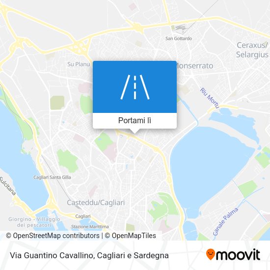 Mappa Via Guantino Cavallino