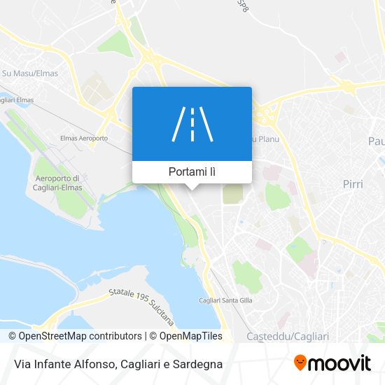 Mappa Via Infante Alfonso