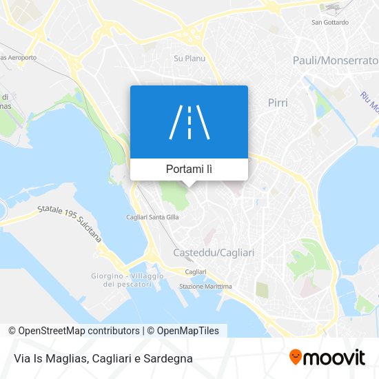 Mappa Via Is Maglias