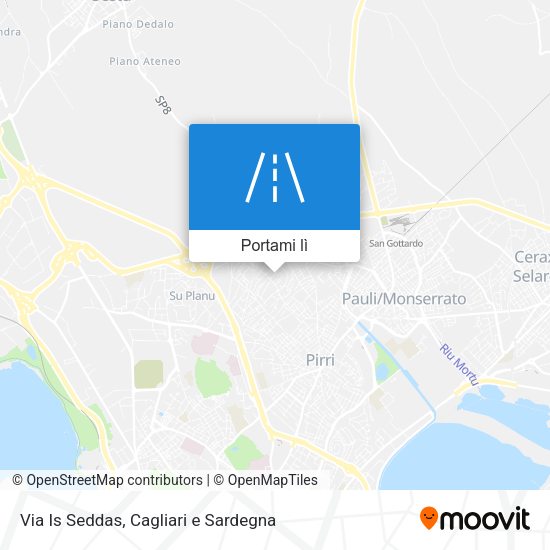 Mappa Via Is Seddas