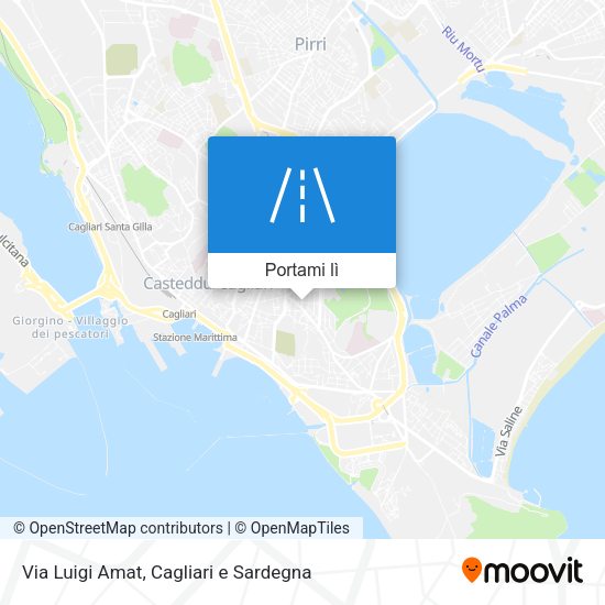 Mappa Via Luigi Amat