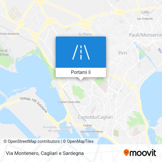 Mappa Via Montenero