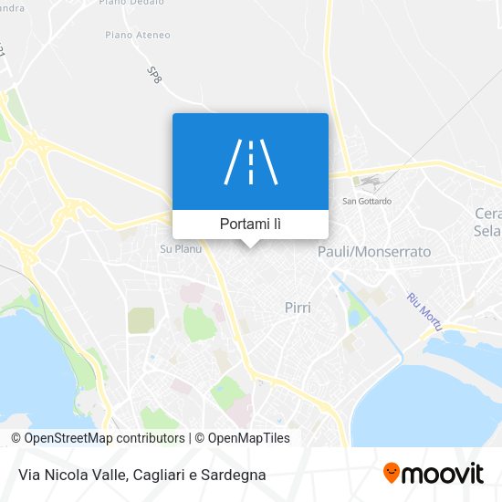 Mappa Via Nicola Valle