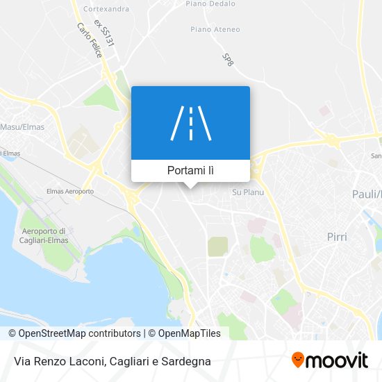 Mappa Via Renzo Laconi