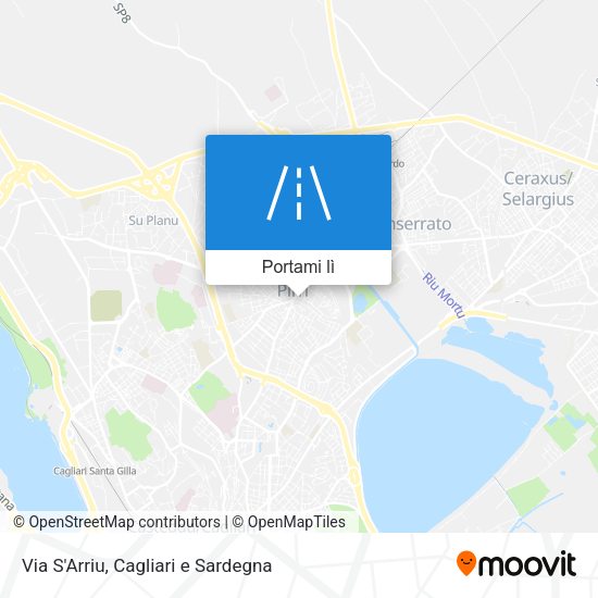 Mappa Via S'Arriu