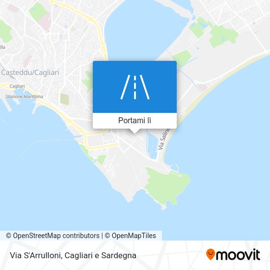 Mappa Via S'Arrulloni
