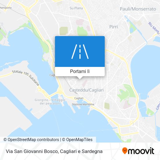 Mappa Via San Giovanni Bosco