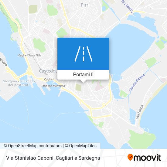 Mappa Via Stanislao Caboni