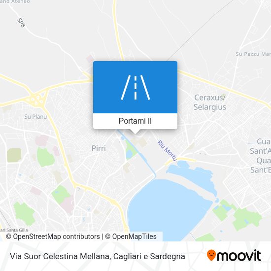 Mappa Via Suor Celestina Mellana