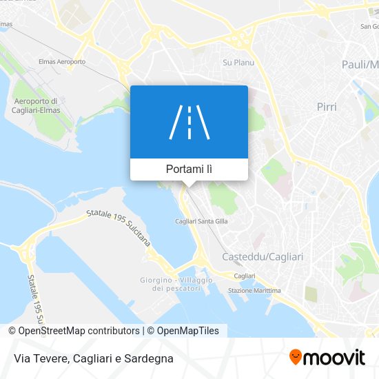 Mappa Via Tevere