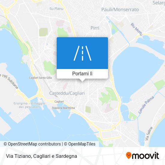 Mappa Via Tiziano