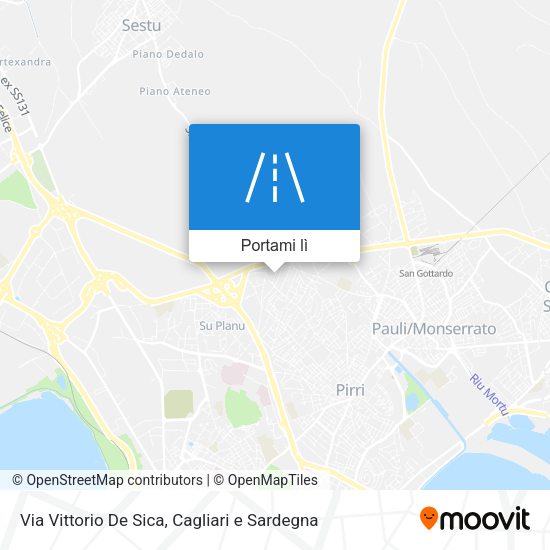 Mappa Via Vittorio De Sica