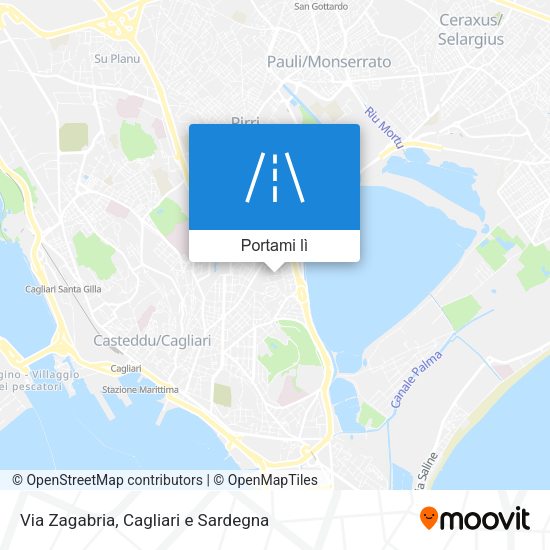 Mappa Via Zagabria