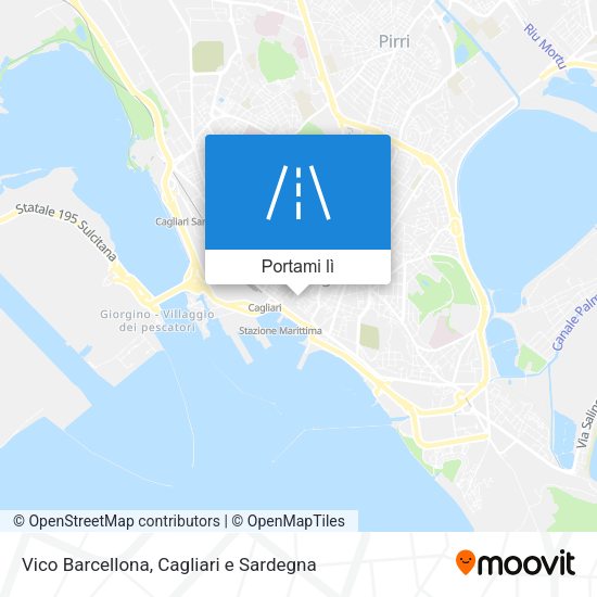 Mappa Vico Barcellona