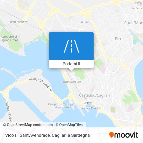 Mappa Vico III Sant'Avendrace