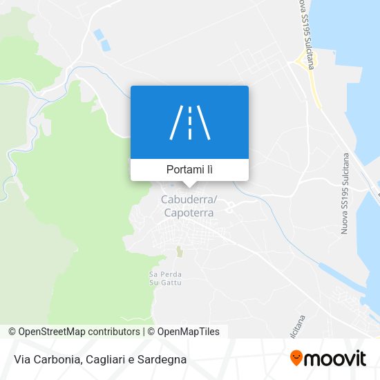 Mappa Via Carbonia