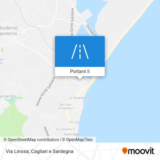 Mappa Via Linosa