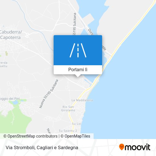 Mappa Via Stromboli