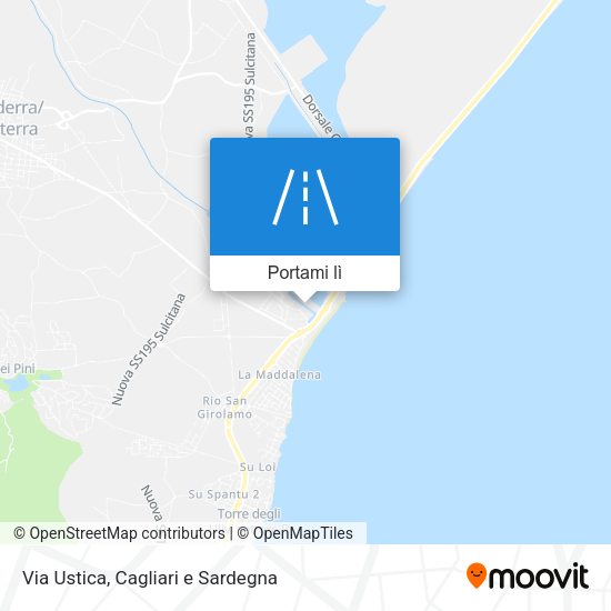 Mappa Via Ustica