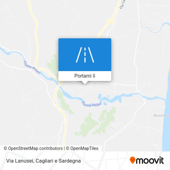 Mappa Via Lanusei
