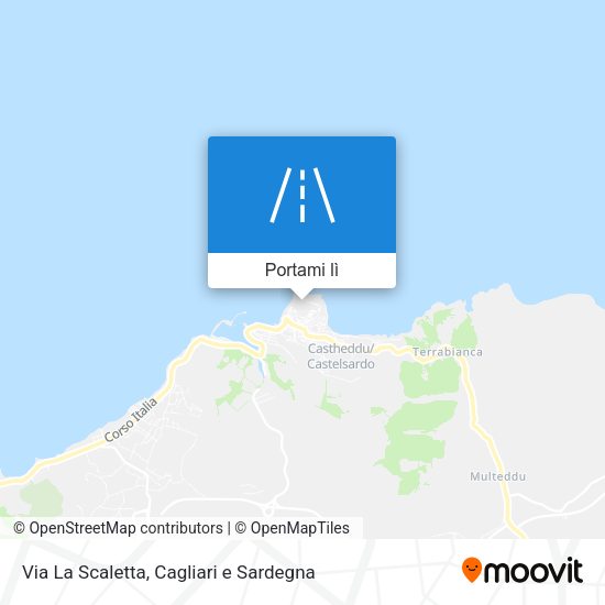 Mappa Via La Scaletta