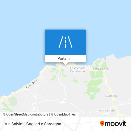 Mappa Via Salvinu