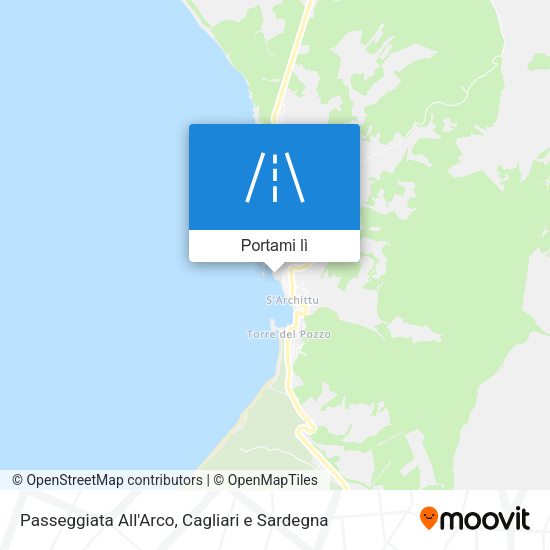 Mappa Passeggiata All'Arco
