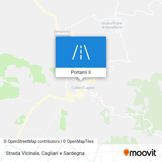 Mappa Strada Vicinale