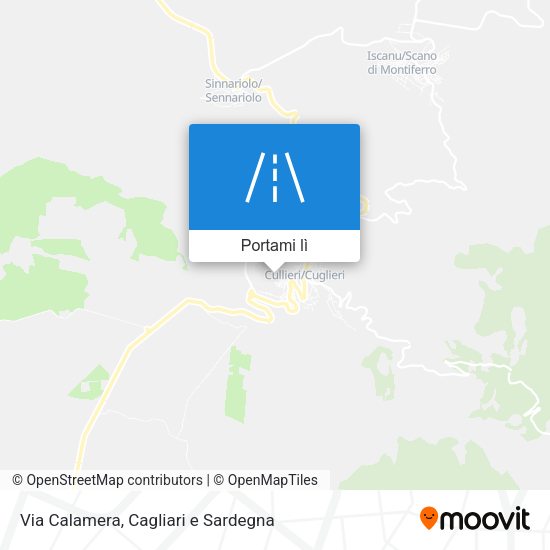Mappa Via Calamera