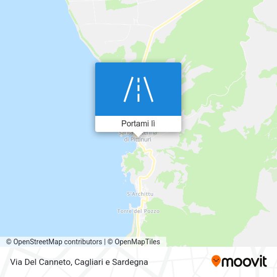 Mappa Via Del Canneto