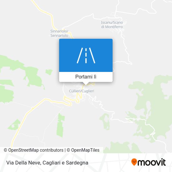 Mappa Via Della Neve