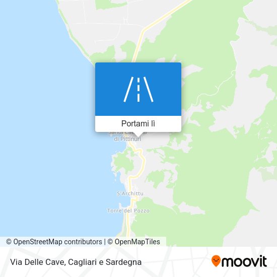 Mappa Via Delle Cave