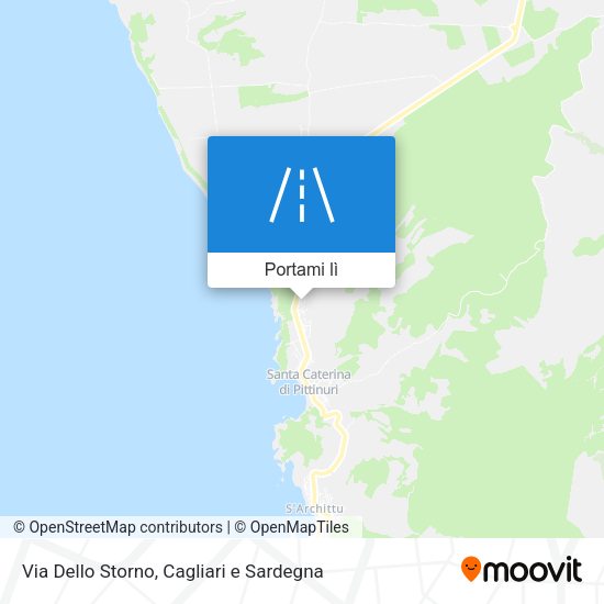 Mappa Via Dello Storno