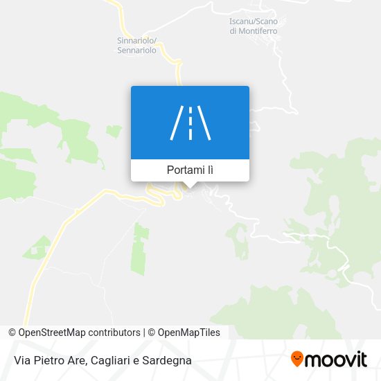 Mappa Via Pietro Are
