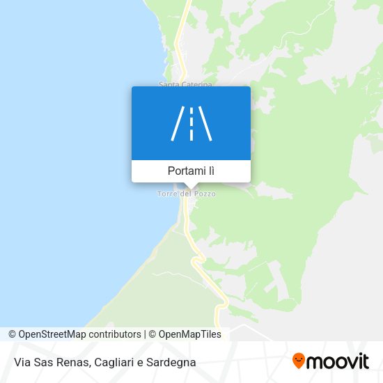 Mappa Via Sas Renas