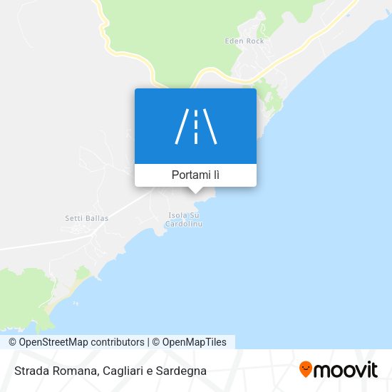 Mappa Strada Romana