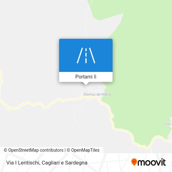 Mappa Via I Lentischi