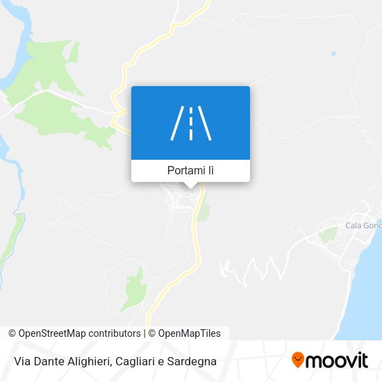 Mappa Via Dante Alighieri