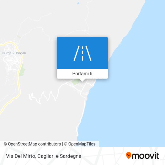 Mappa Via Del Mirto