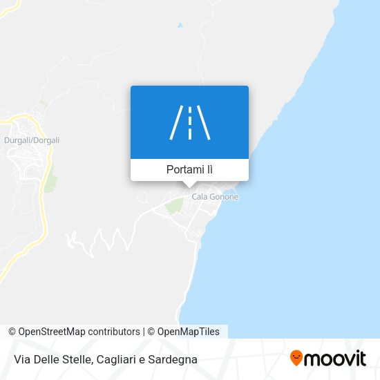 Mappa Via Delle Stelle
