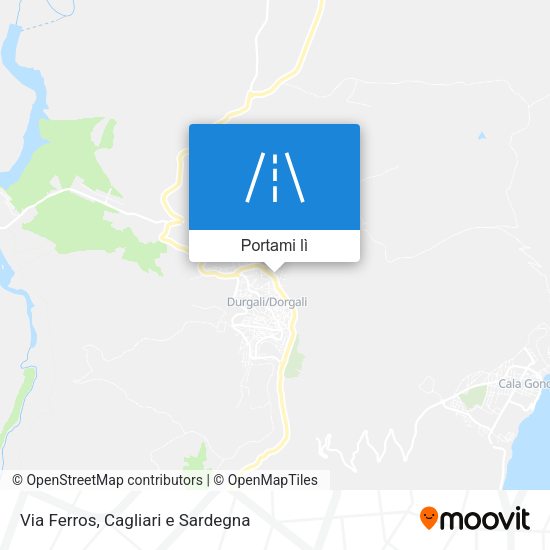 Mappa Via Ferros