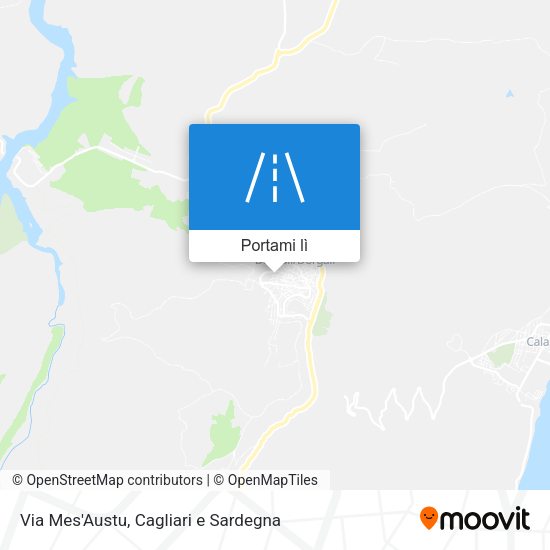 Mappa Via Mes'Austu