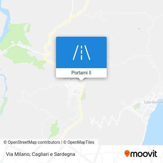 Mappa Via Milano